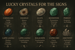 CRISTLAE SEMIPRESTIOASE PENTRU FIECARE ZODIE IN PARTE DE CULORI PAMANTII