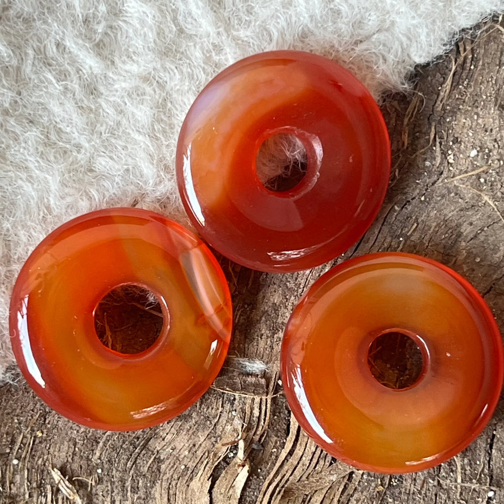 Pandantive donut, piatra pi pietre semipretioase