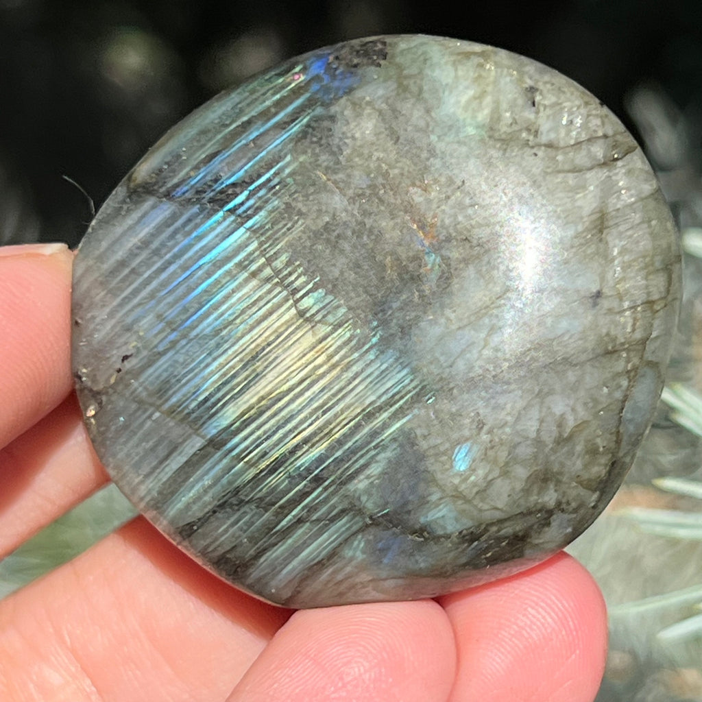 Labradorit palm stone m19, druzy.ro, cristale 6