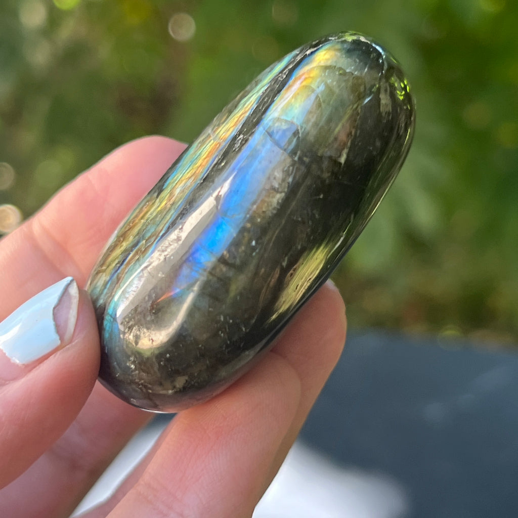 Labradorit palm stone m2, pietre semipretioase - druzy.ro 3 