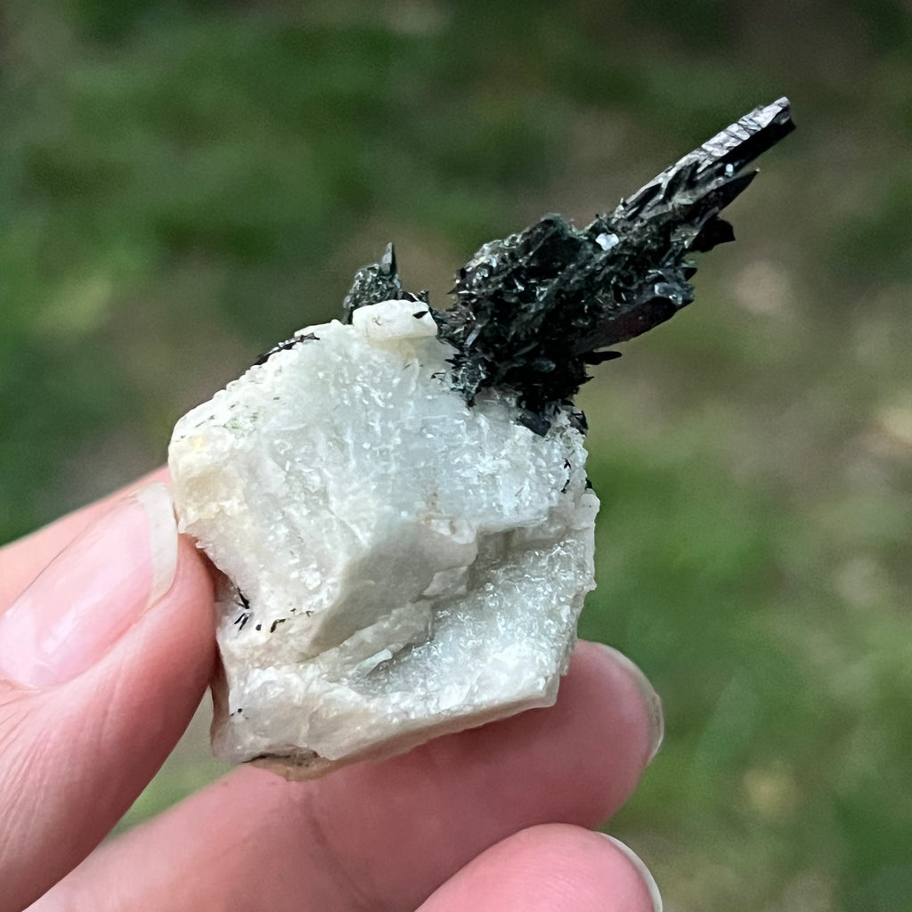 Cluster egirin mini cuart fumuriu/negru Zomba m2, pietre semipretioase - druzy.ro 5 
