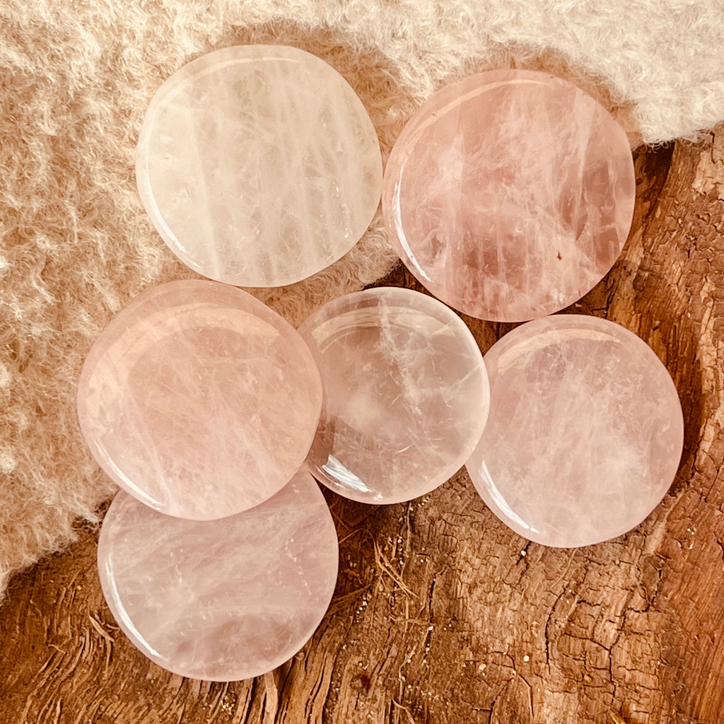 Palm stone cuart roz 4-5 cm, druzy.ro, pietre semipretioase 1