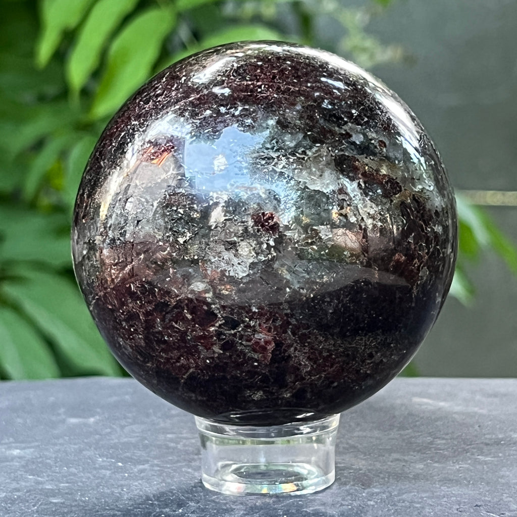 Sfera granat cu cuart | Model 2, pietre semipretioase - druzy.ro 8 