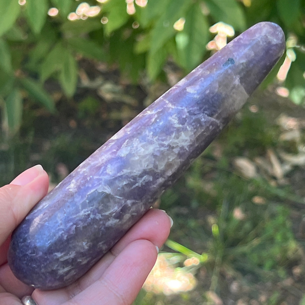 Bagheta Lepidolit din Madagascar m3, pietre semipretioase - druzy.ro 4 