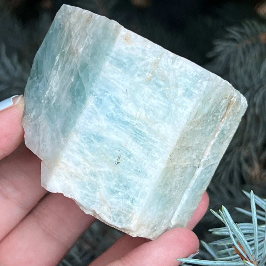 Acvamarin Pakistan piatra bruta model pk23, pietre semipretioase - druzy.ro 6 