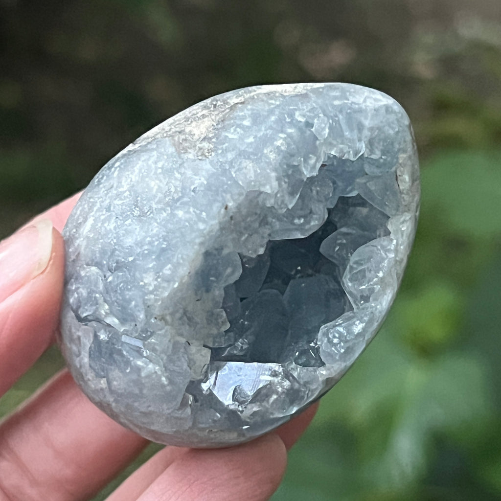 Ou geoda celestit /celestina model 75, pietre semipretioase - druzy.ro 2 