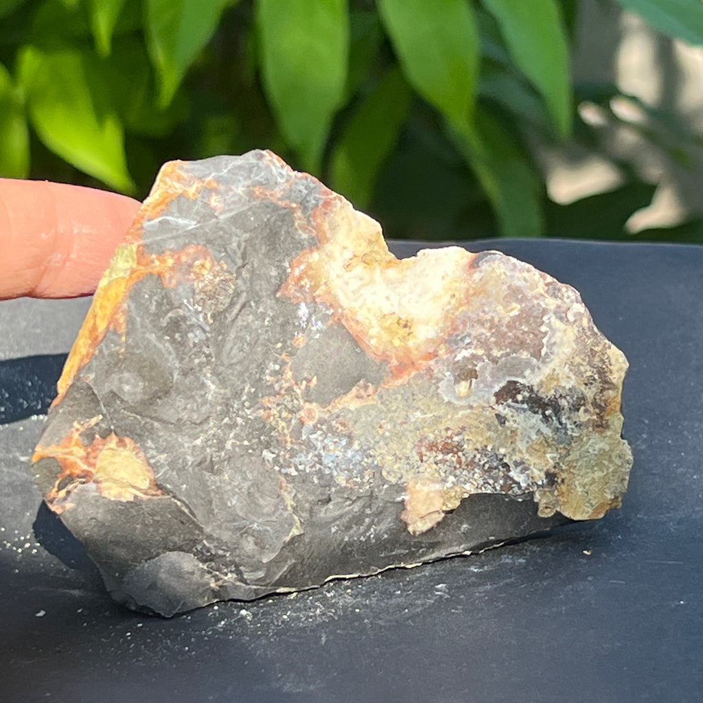 Onix negru piatra bruta India model 11, pietre semipretioase - druzy.ro 2 