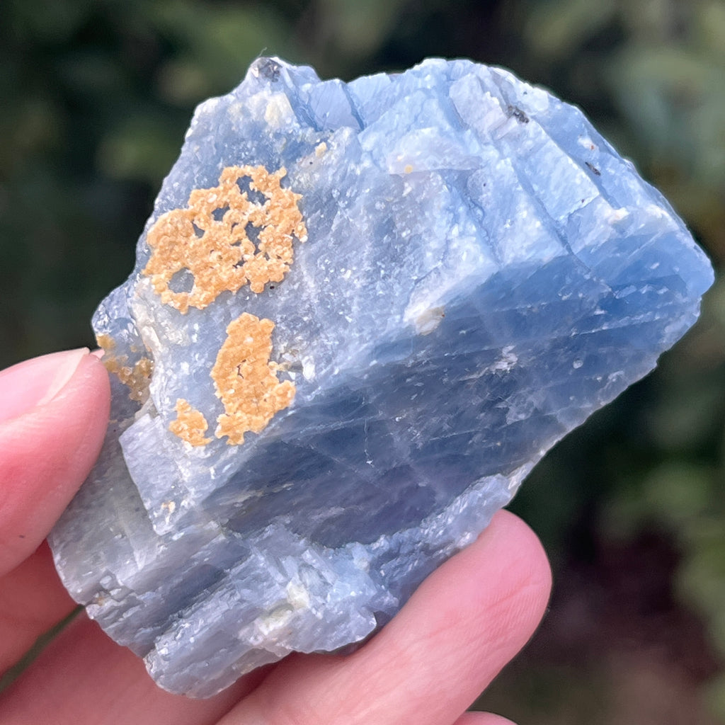 Calcit albastru piatra bruta din Namibia model 1, pietre semipretioase - druzy.ro 1 