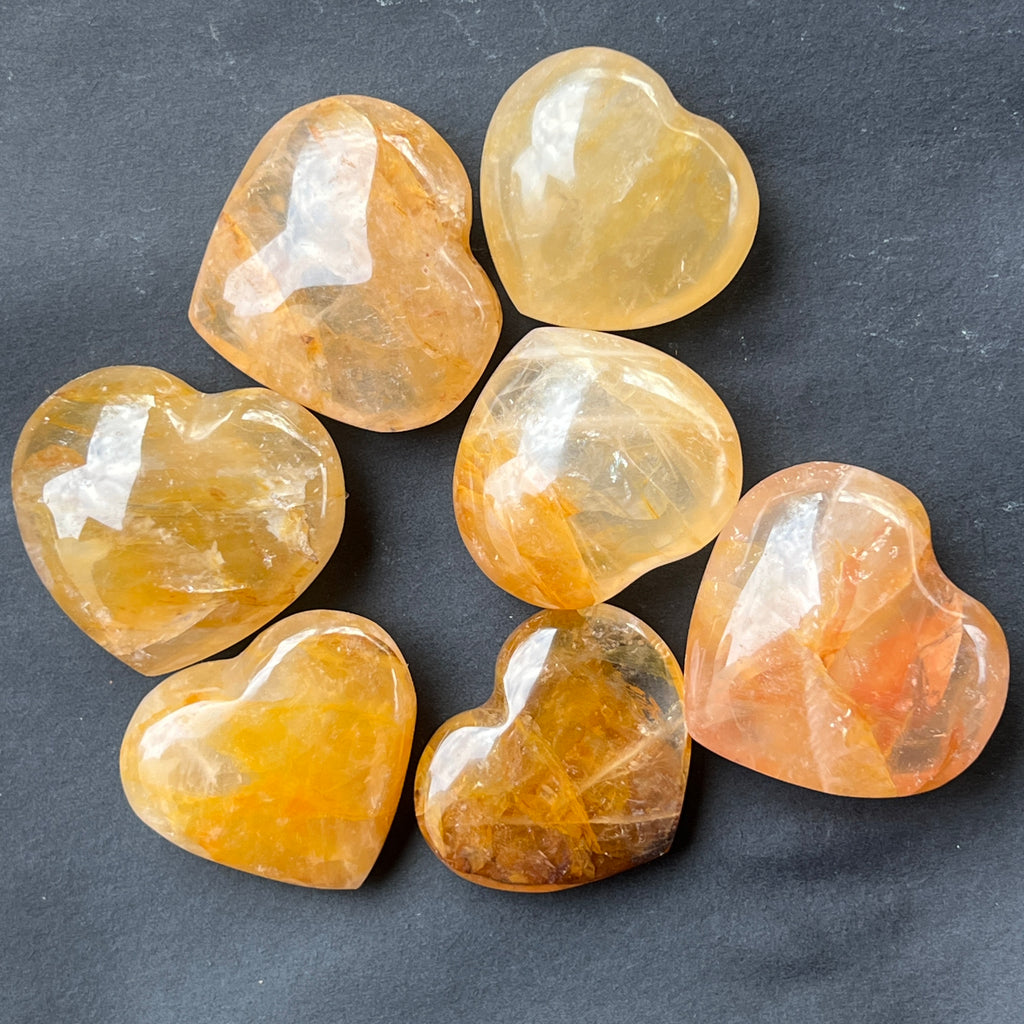 Inima golden healer, cuart lamaie, lemonit, pietre semipretioase - druzy.ro 1 