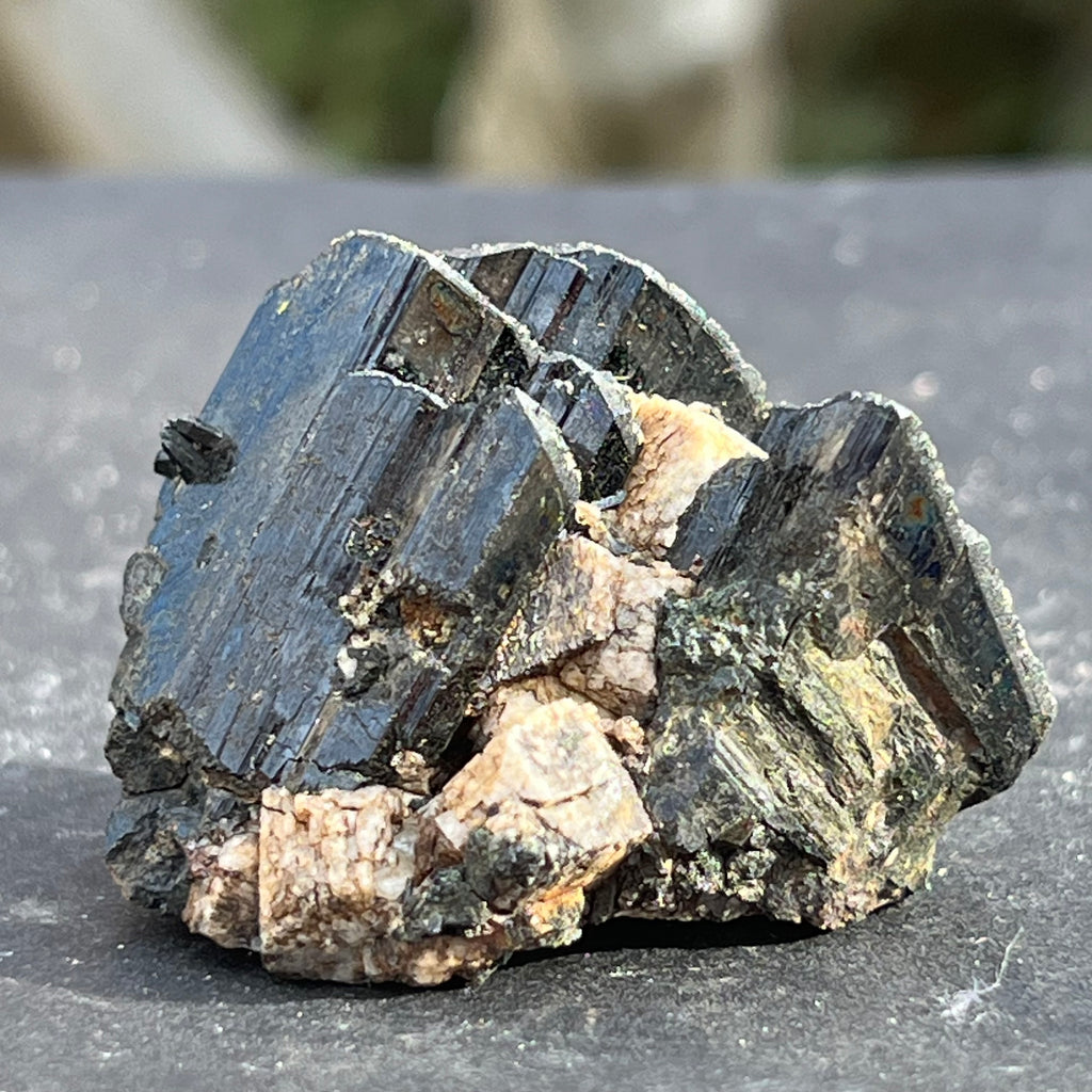 Cluster egirin mini cuart fumuriu/negru Zomba m15, druzy.ro, cristale 1