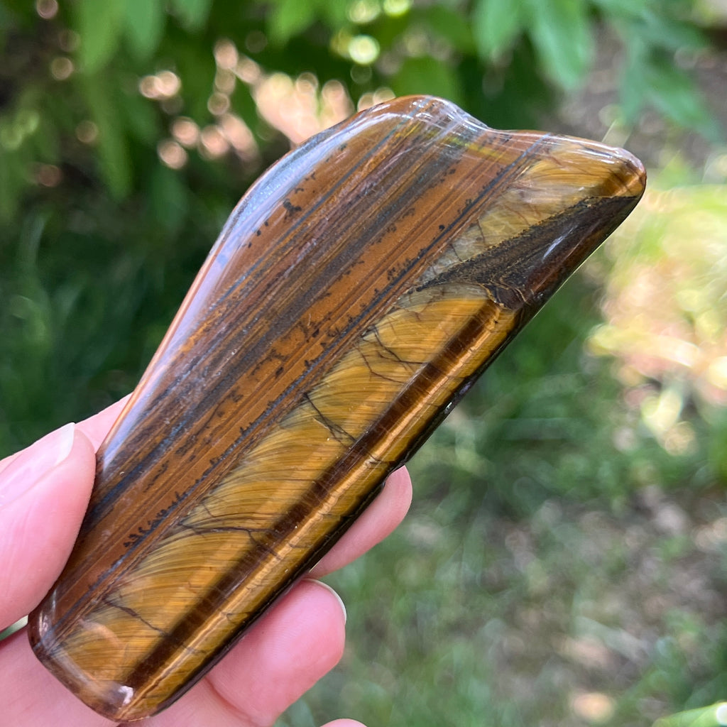 Ochi de tigru (din Prieska Africa) model 11, pietre semipretioase - druzy.ro 2 