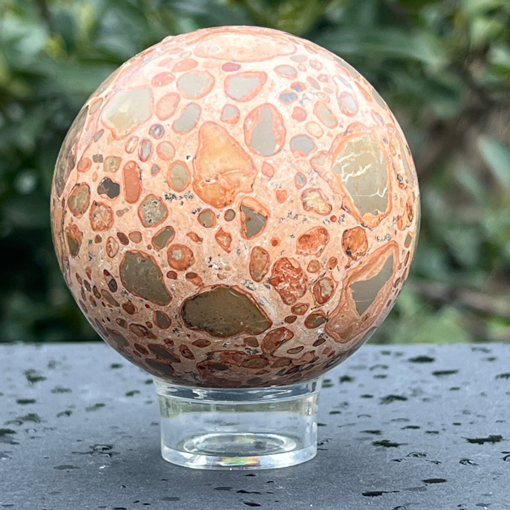 Sfera leopardit Peru model 3, pietre semipretioase - druzy.ro 7 