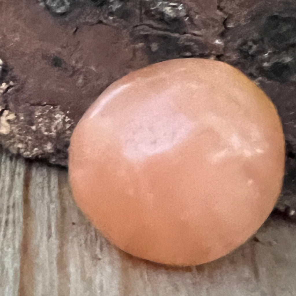 Calcit portocaliu palmstone model 5 (din Madagascar), druzy.ro, cristale 1