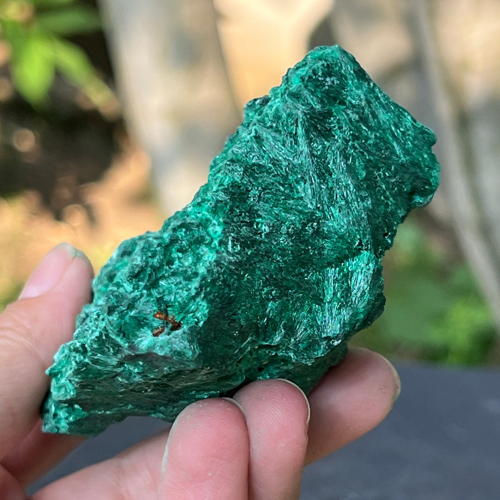 Malachit matasos piatra bruta m13, pietre semipretioase - druzy.ro 5 
