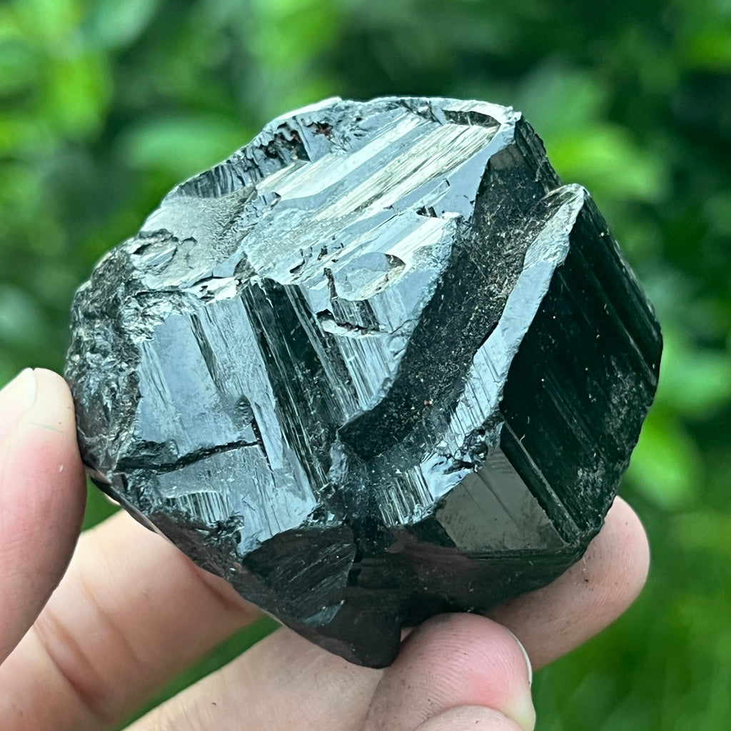 Turmalina neagra piatra bruta L7, pietre semipretioase - druzy.ro 1 