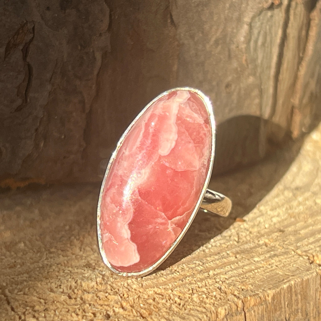 Inel rodocrozit argint | Model 4, pietre semipretioase - druzy.ro 2 