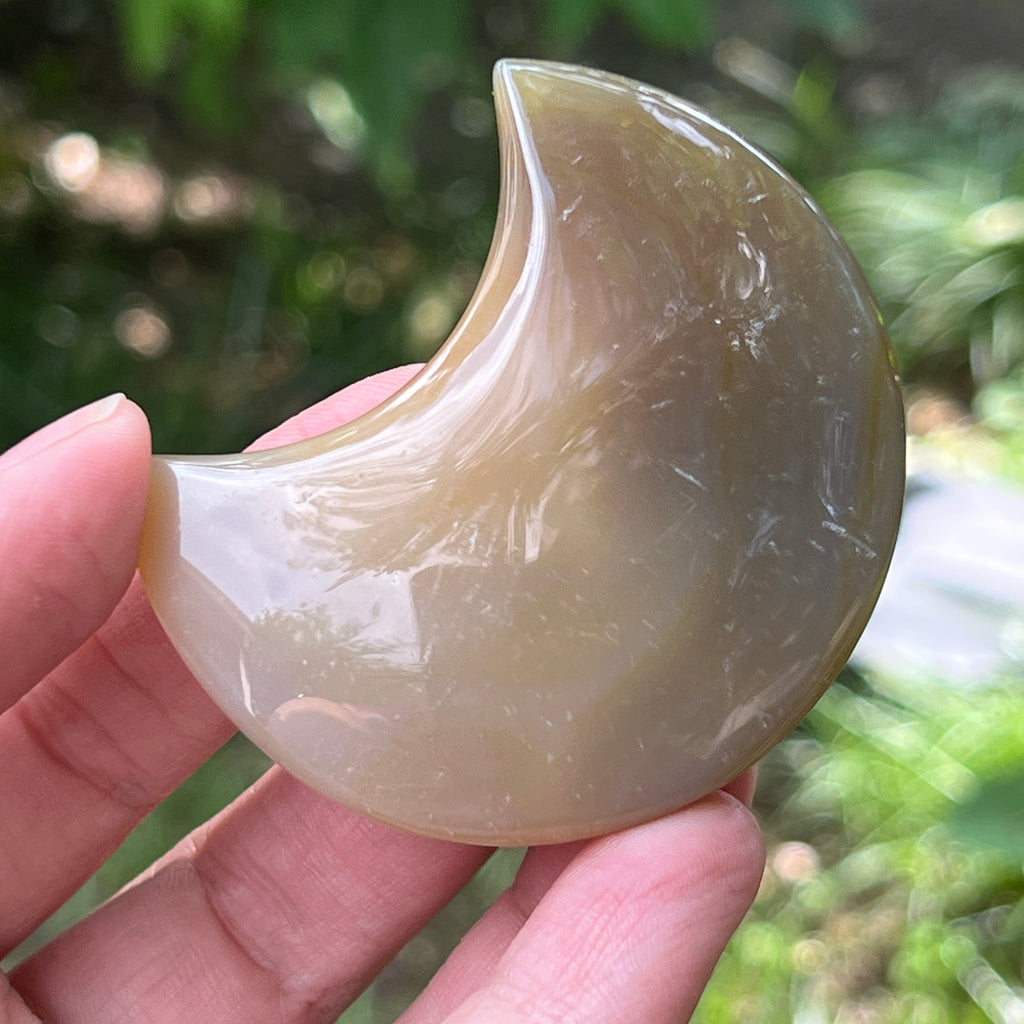 Luna agat model 4, pietre semipretioase - druzy.ro 2 
