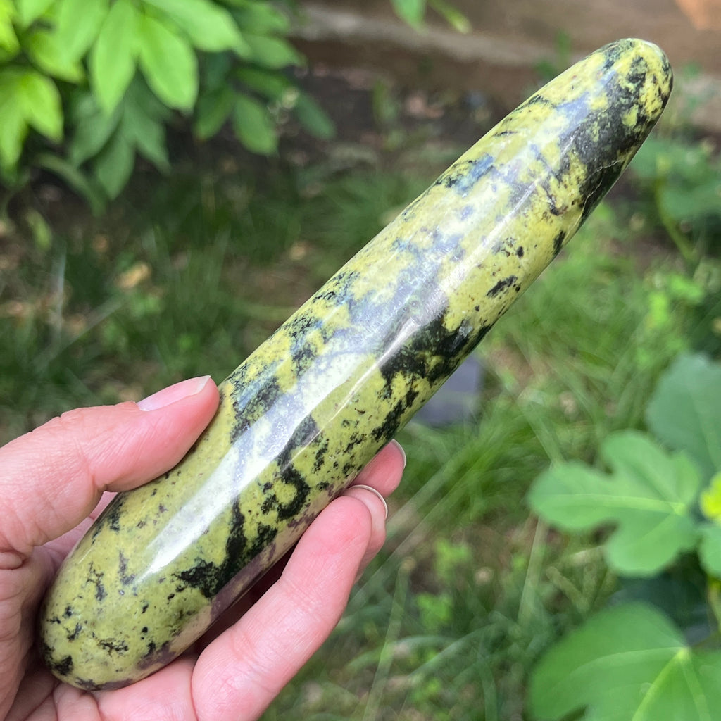 Bagheta masaj serpentin leopard m3, pietre semipretioase - druzy.ro 5 