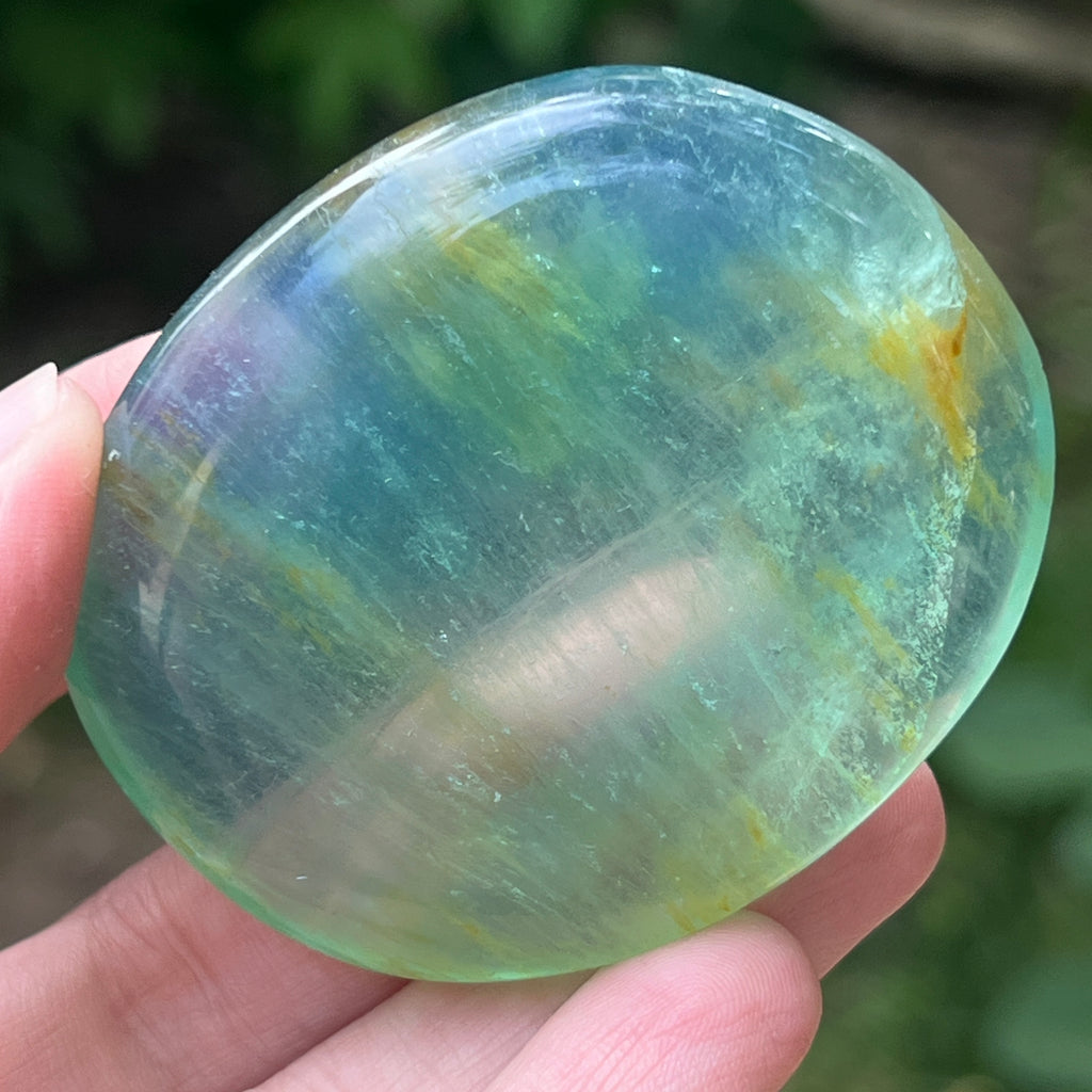 Palmstone fluorit verde model 3, din Madagascar, pietre semipretioase - druzy.ro 3 