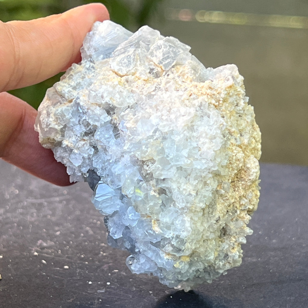 Celestit / celestina cluster m19, pietre semipretioase - druzy.ro 2 