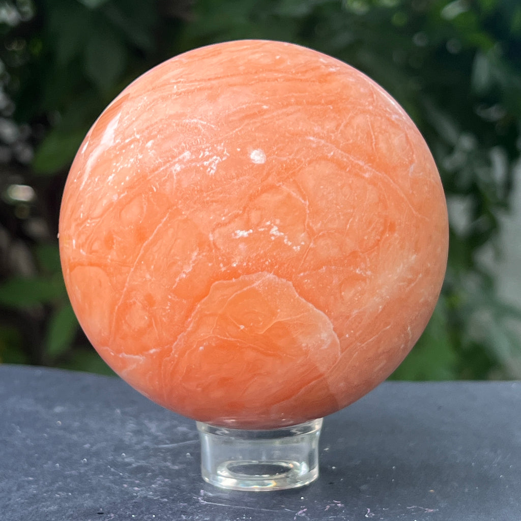 Sfera calcit portocaliu model 1, pietre semipretioase - druzy.ro 4 
