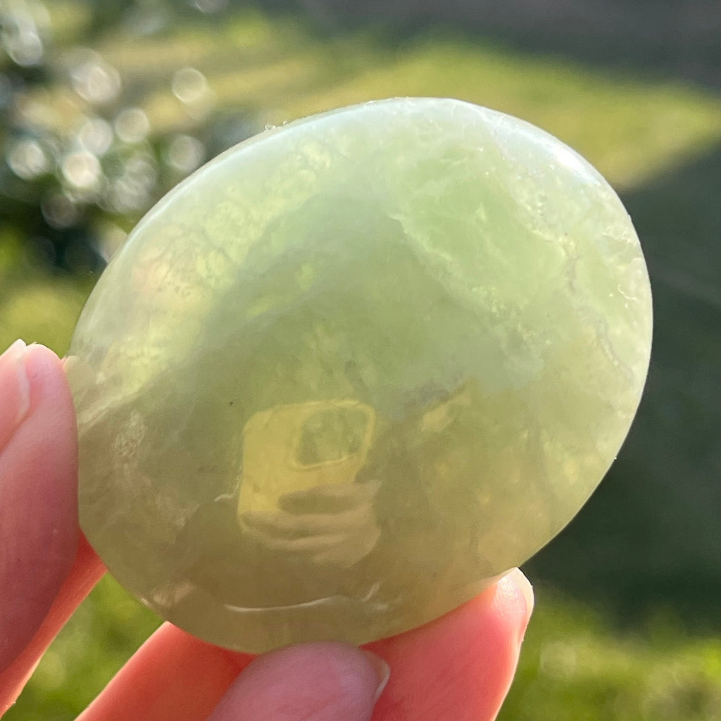 Palmstone fluorit verde model 13, din Madagascar, druzy.ro, cristale 4