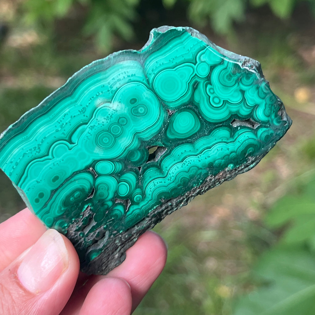 Felie malachit | Model 6, pietre semipretioase - druzy.ro 2 
