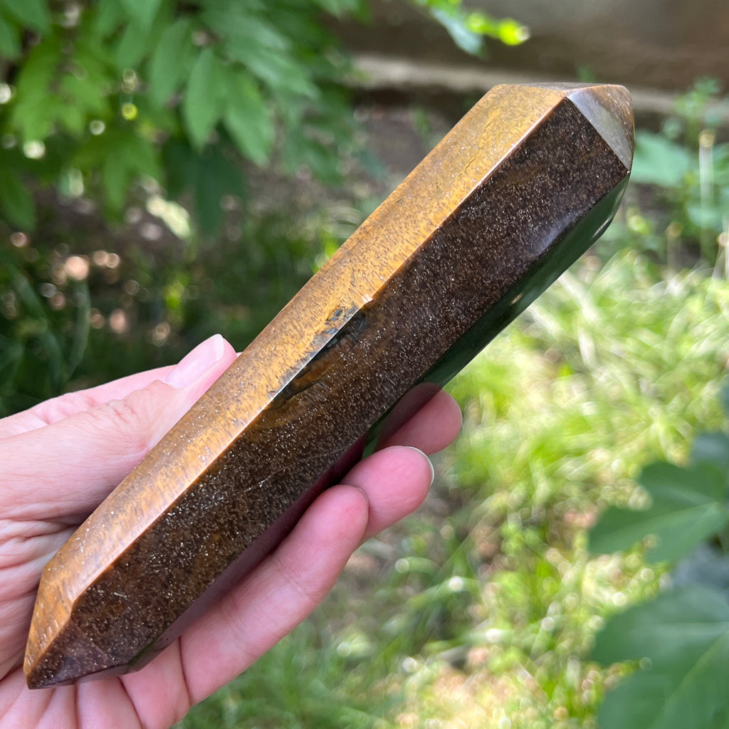 Bagheta dublu varf ochi de tigru model 1, pietre semipretioase - druzy.ro 9 