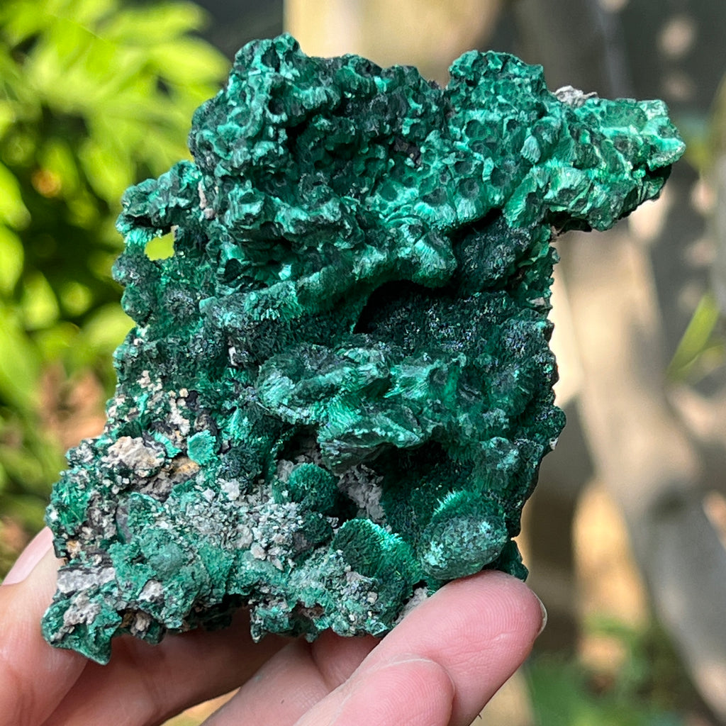 Malachit matasos piatra bruta | Model 20, pietre semipretioase - druzy.ro 1 