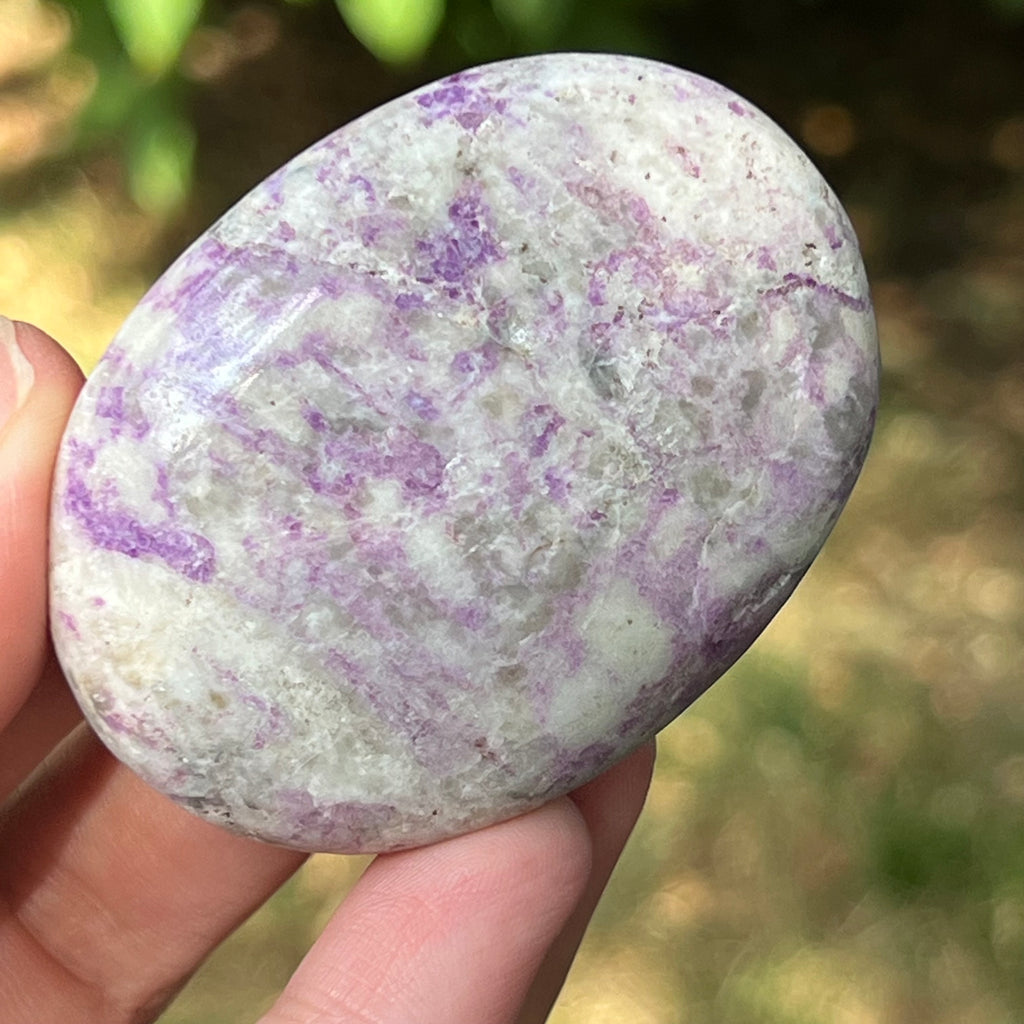 Hackmanit mov Uv reactive palmstone m12, druzy.ro, pietre semipretioase 7