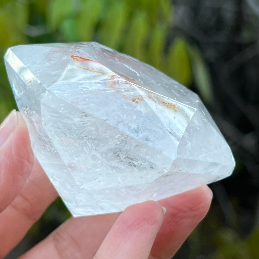Cuart forma diamant caliate extra, cristal de stanca/cuart incolor m11, pietre semipretioase - druzy.ro 9 