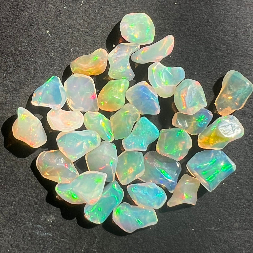Opal de foc, opal Etiopia 1 cm AAA, druzy.ro, cristale 5