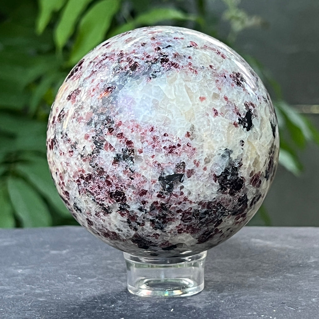 Sfera granat cu cuart | Model 1, pietre semipretioase - druzy.ro 8 