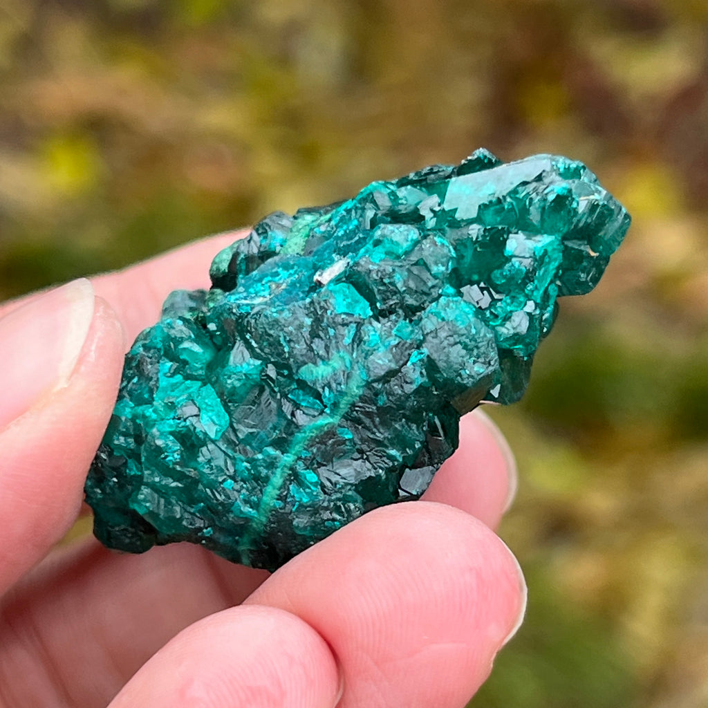 Dioptaz cluster din Congo model 5, pietre semipretioase - druzy.ro 11 