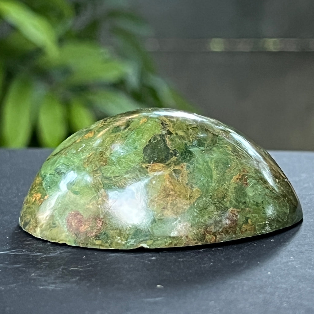 Semisfera verdit (jad african) m2, pietre semipretioase - druzy.ro 2 