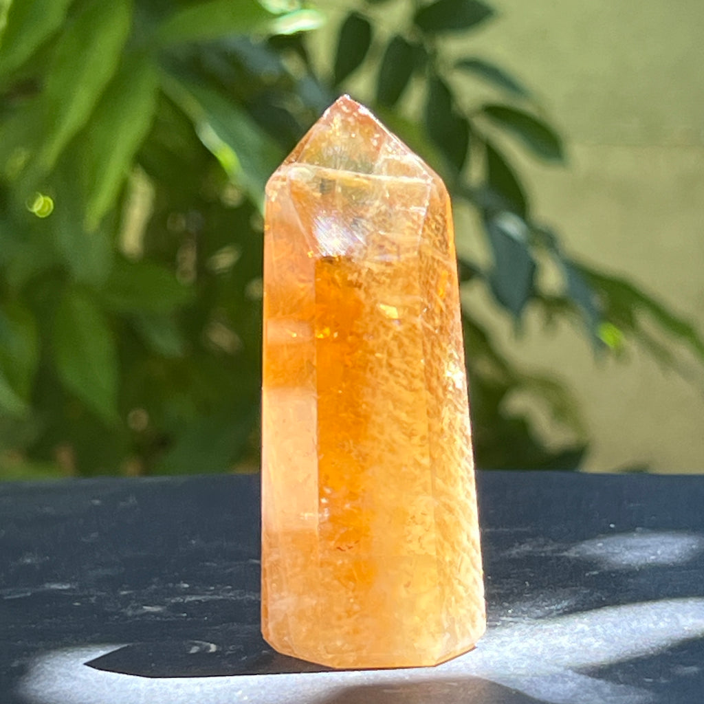 Obelisc citrin Brazilia calitate Extra AAA model 14, pietre semipretioase - druzy.ro 2 