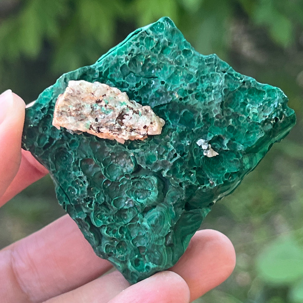Malachit piatra bruta | Model 12, pietre semipretioase - druzy.ro 2 