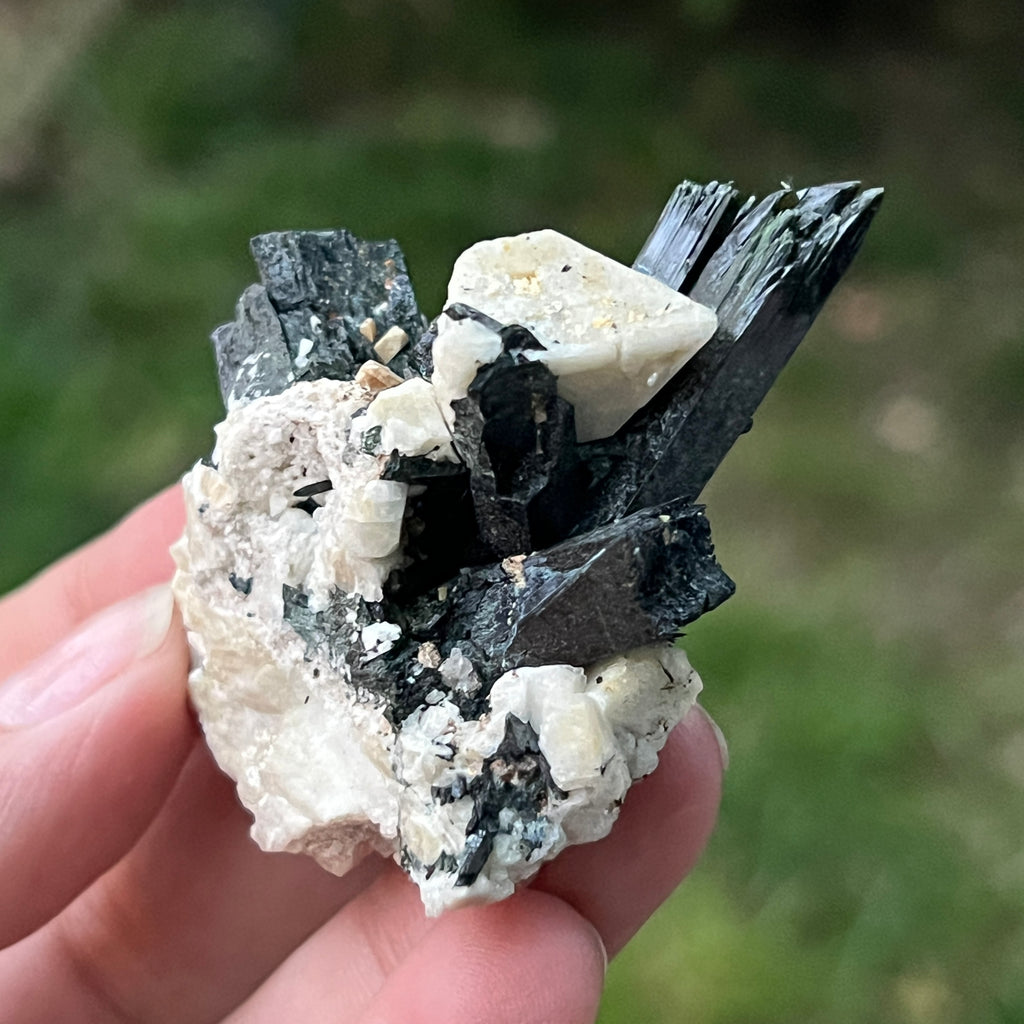 Cluster egirin mini cuart fumuriu/negru Zomba m4, pietre semipretioase - druzy.ro 5 