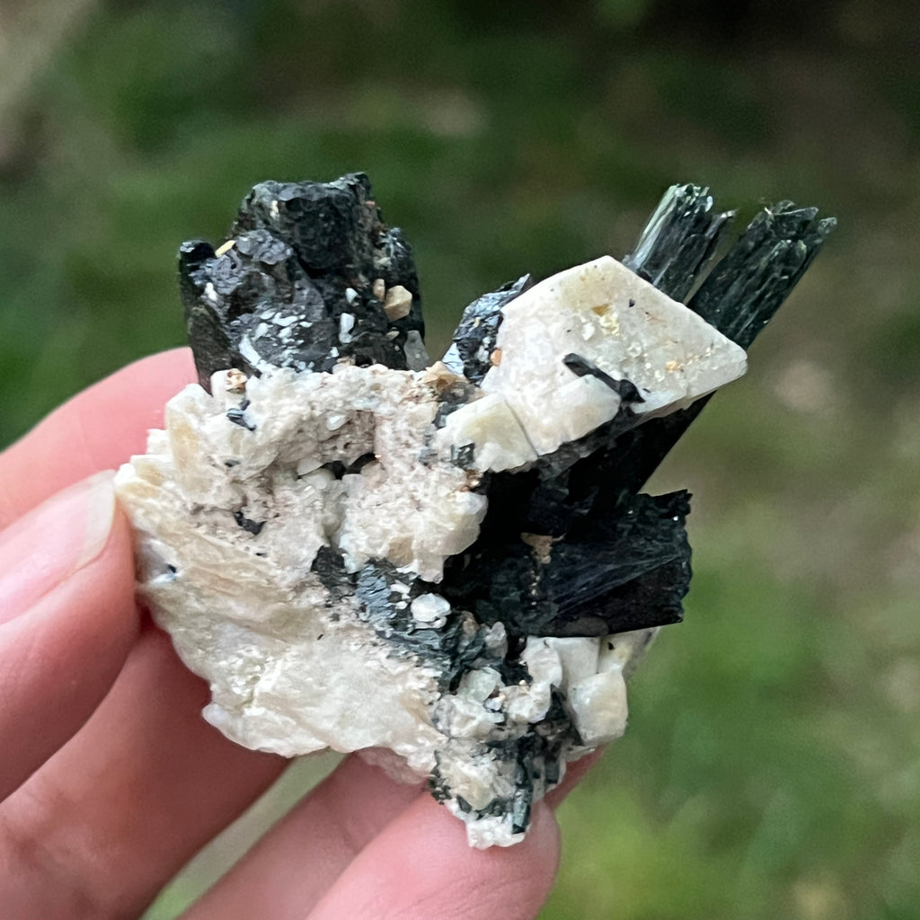Cluster egirin mini cuart fumuriu/negru Zomba m4, pietre semipretioase - druzy.ro 6 