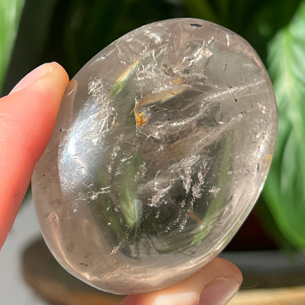 Palmstone cuart incolor/cristal de stanca m1, pietre semipretioase - druzy.ro 4 