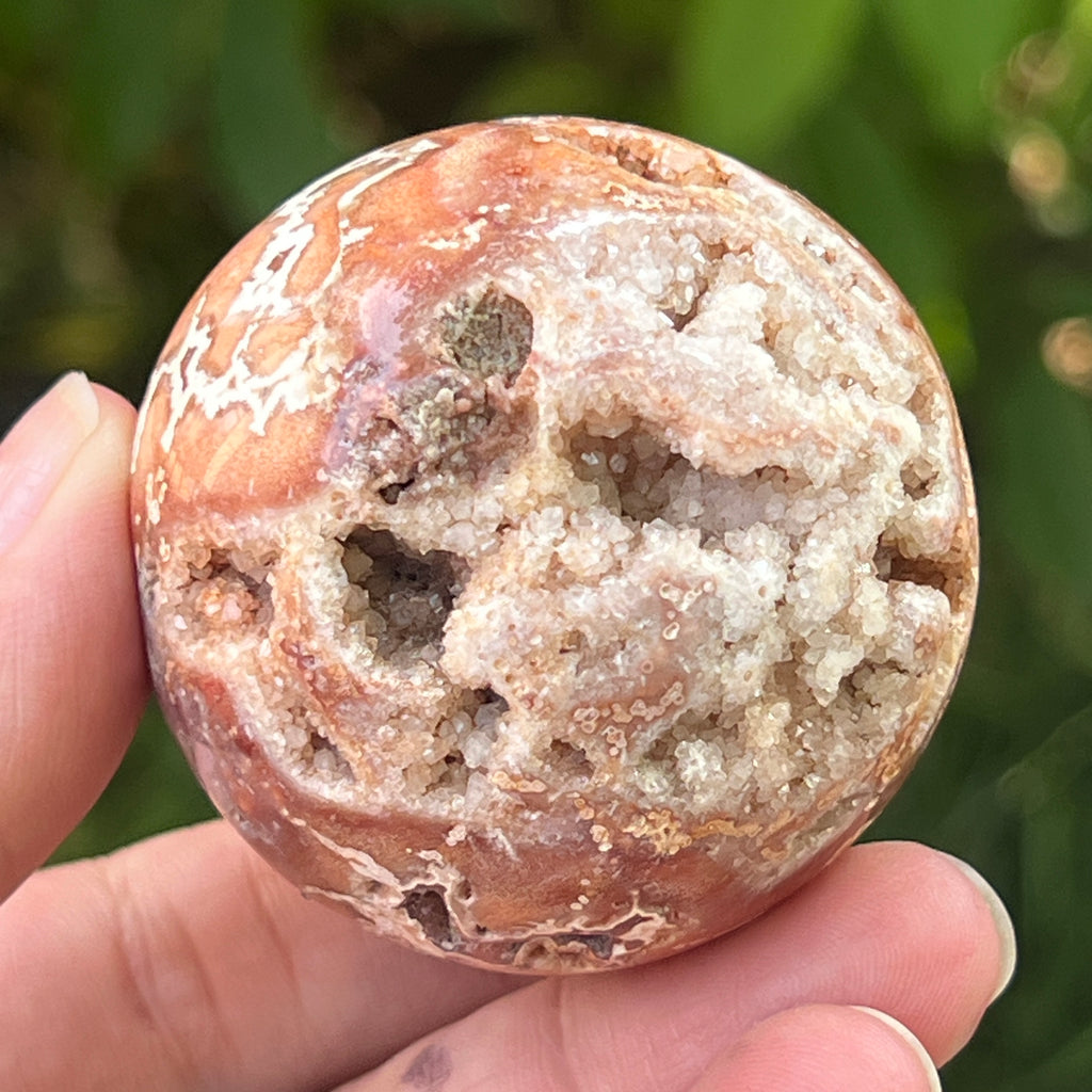 Sfera agat Crazy Lace | Model 4, pietre semipretioase - druzy.ro 3 