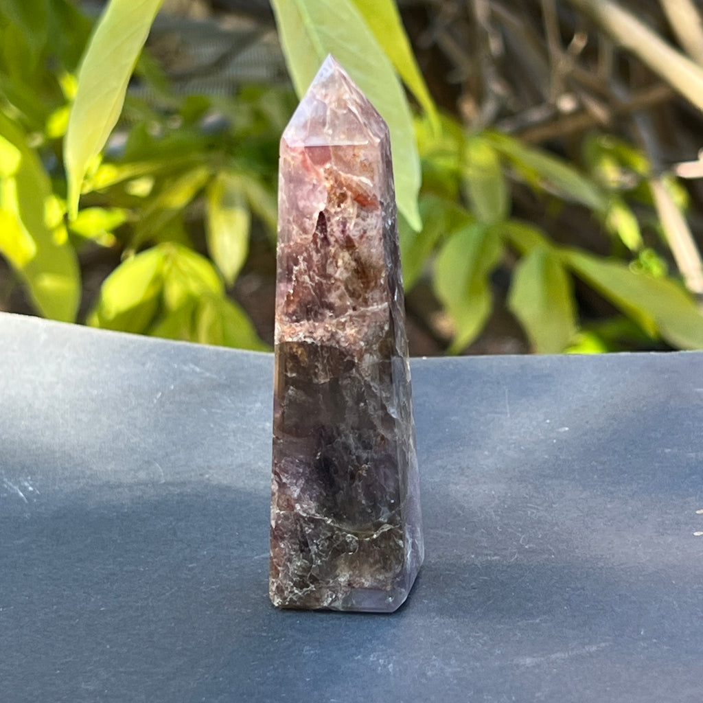 Obelisc super 7 (super seven) din Brazilia model 8, pietre semipretioase - druzy.ro 4 