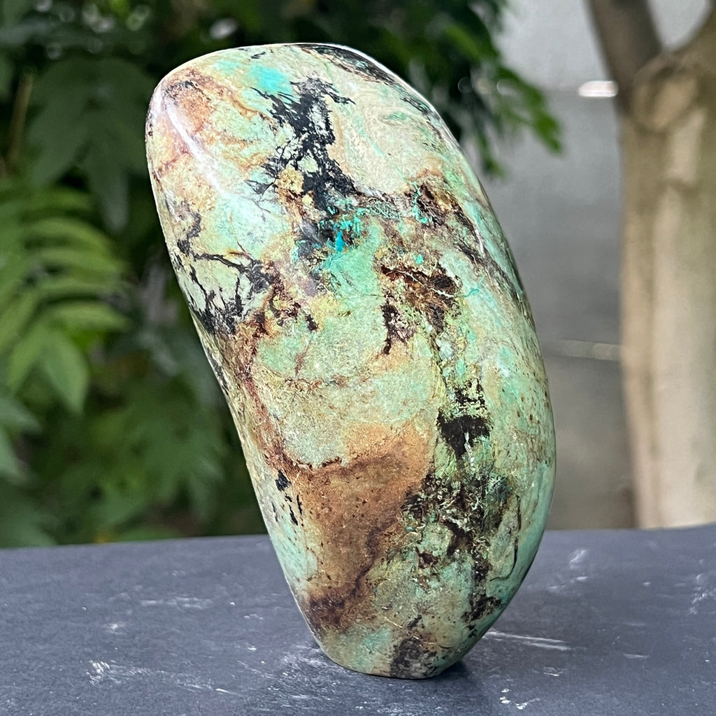 Sculptura crisocola model 2, pietre semipretioase - druzy.ro 3 
