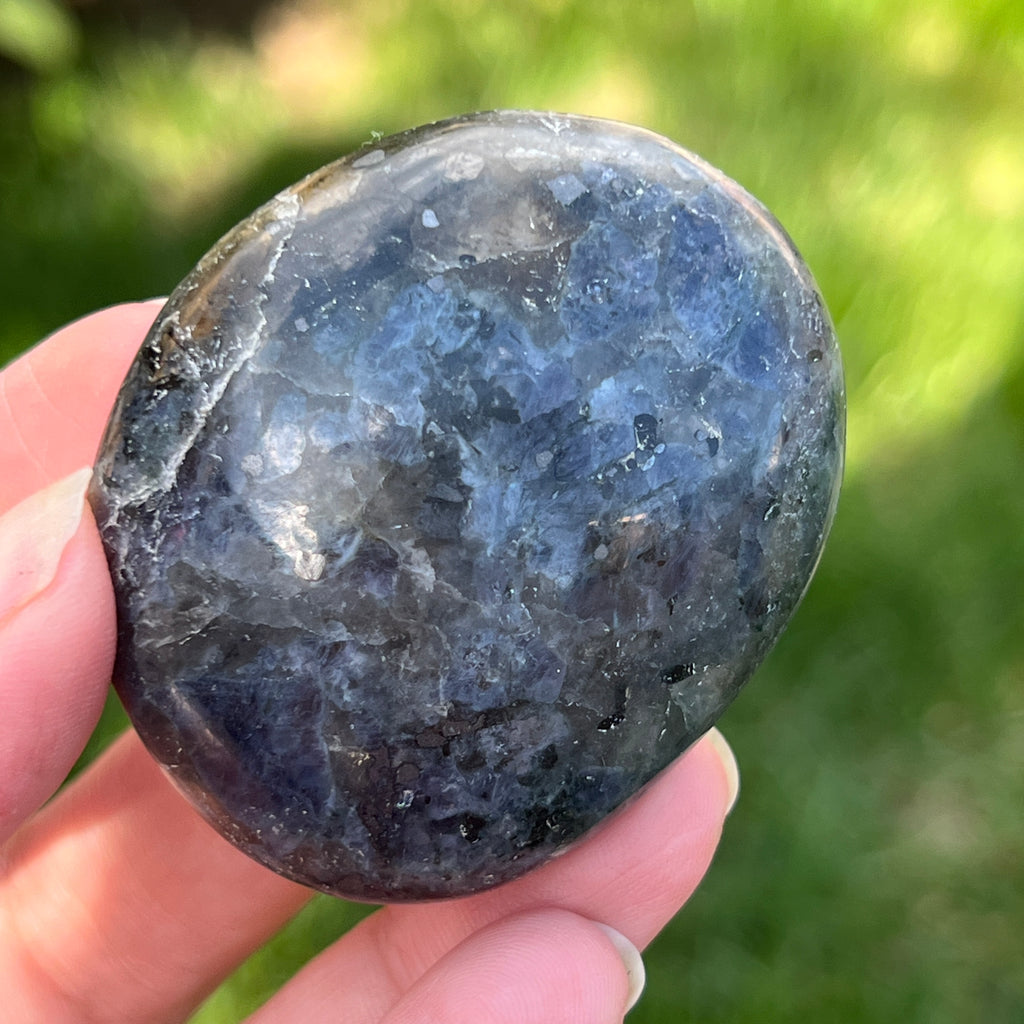 Palmstone Iolit (safir de apa) din Madagascar model 9, pietre semipretioase - druzy.ro 2 