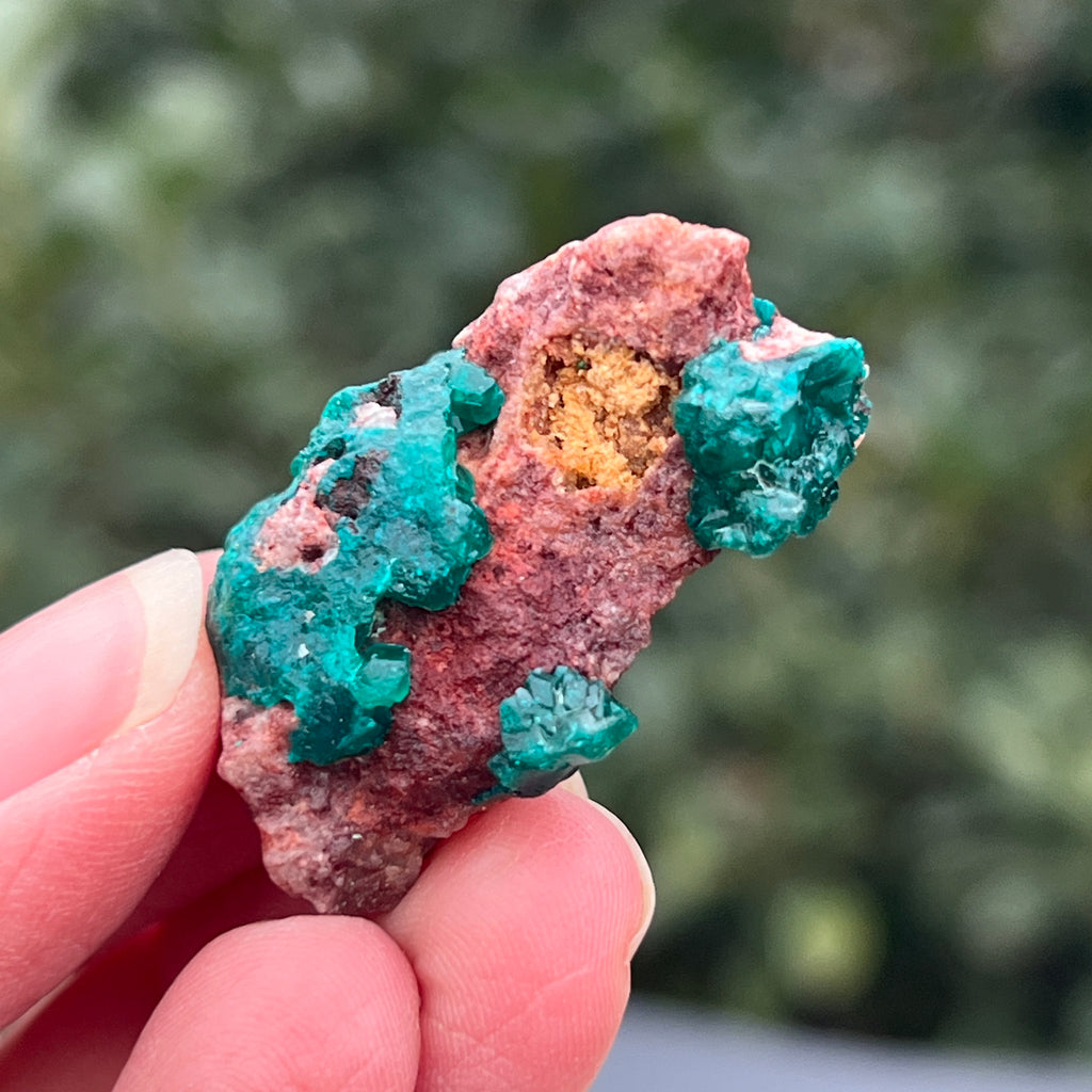 Dioptaz cluster din Congo model 34, pietre semipretioase - druzy.ro 5 