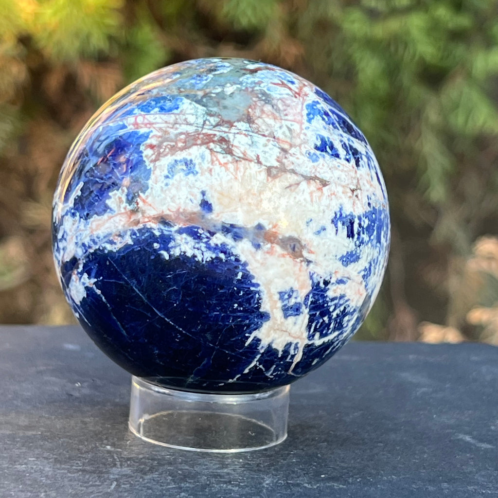 Sodalit sfera model 1,  6.8 cm, druzy.ro, cristale 2