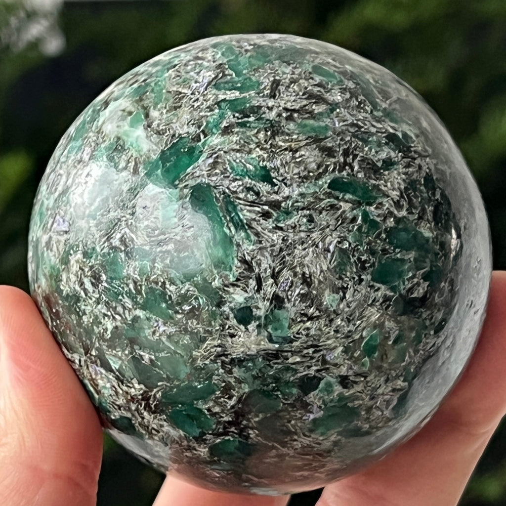 Sfera smarald in matrice model 5, pietre semipretioase - druzy.ro 4 
