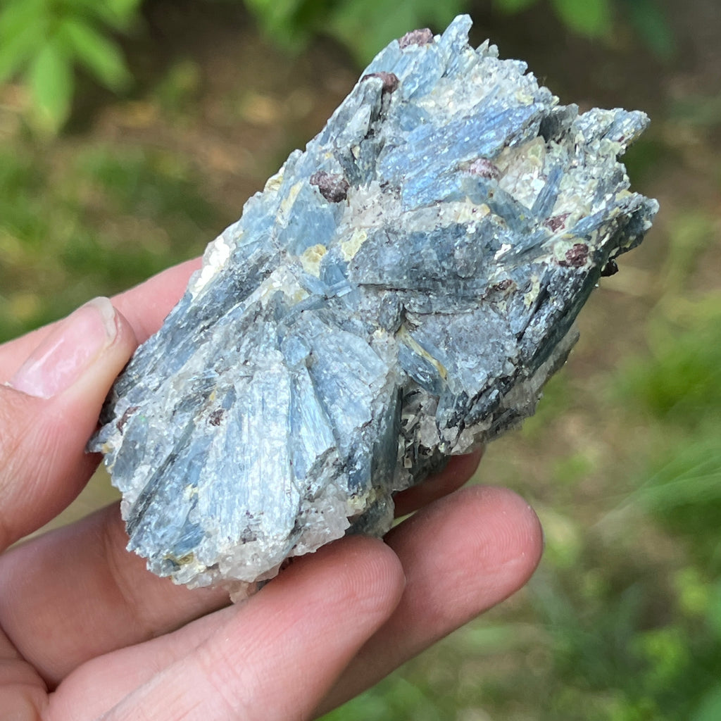 Kianit albastru (Cianit) piatra bruta din Zimbabwe model 4, pietre semipretioase - druzy.ro 12 