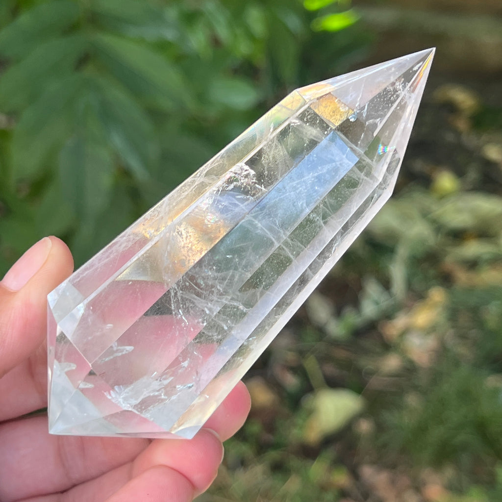 Bagheta cuart vogel, 12 fete, Brazilia model 19, pietre semipretioase - druzy.ro 3 