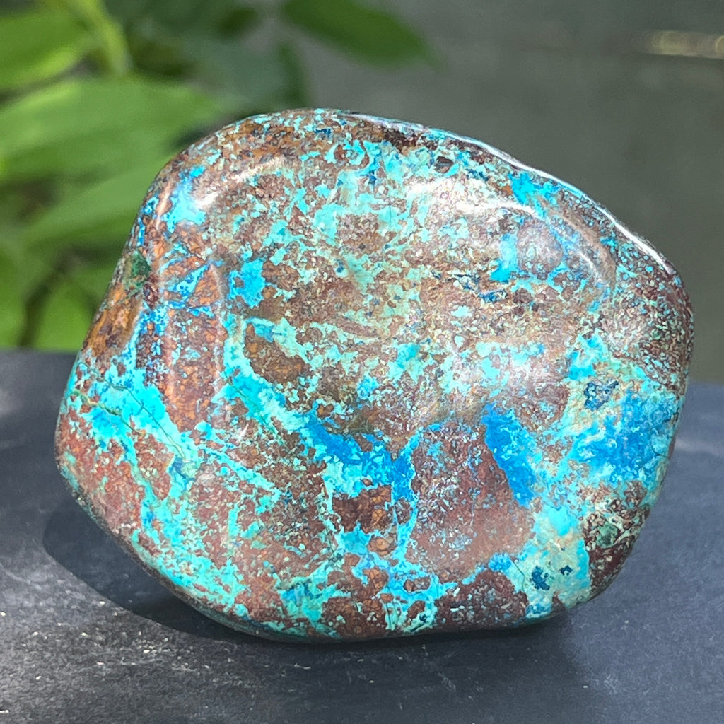 Shattuckite forma libera/palmstone m13, pietre semipretioase - druzy.ro 8 